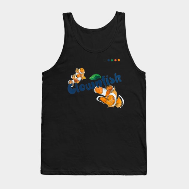 Clownfish Fanta Tank Top by MedusaDesigns